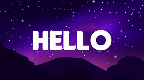 Hello .